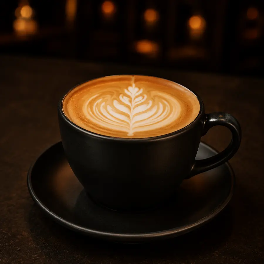 Cappuccino bei Café Station
